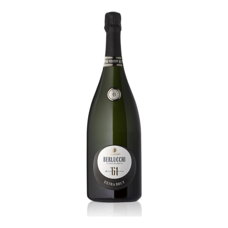 Vin Spumant - Vin spumant alb extra brut Berlucchi 61 Franciacorta Extra Brut Magnum, 1.5L, Lombardia, Italia
