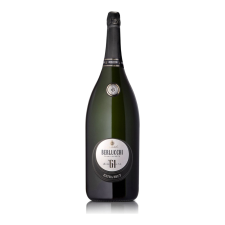 Vin Spumant - Vin spumant alb extra brut Berlucchi 61 Franciacorta Extra Brut Methusalem, 6L, Lombardia, Italia