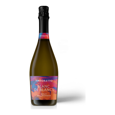 Spumant - Vin spumant alb Tintoretto Blanc de Blancs Millesimato, 0.75L