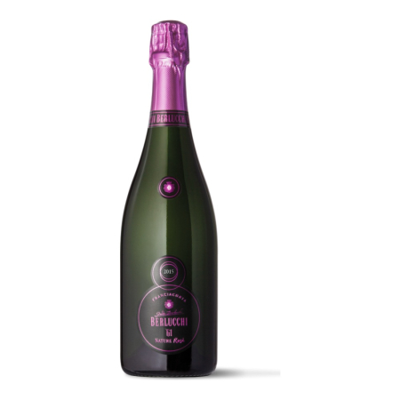 Vin Spumant - Vin spumant rose Berlucchi 61 Nature Rose Franciacorta, 0.75L, Lombardia, Italia