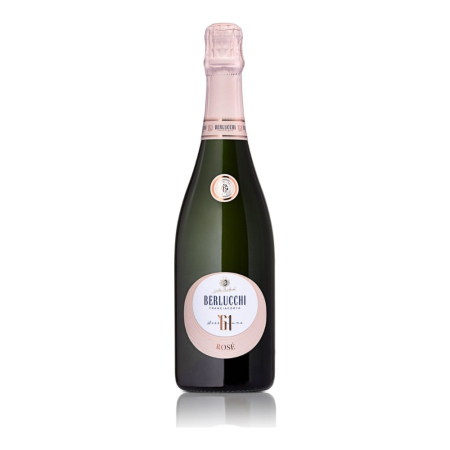 Vin Spumant - Vin spumant rose brut Berlucchi 61 Franciacorta Rose, 0.75L, Lombardia, Italia