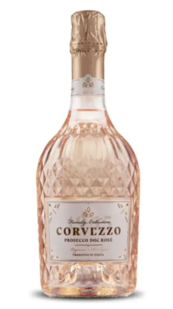Vin Spumant - Vin spumant rose extra dry Corvezzo Prosecco Rose DOC, 0.75L