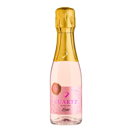 Vin Spumant - Vin spumant rose extrasec Crama Girboiu Cuartz, 6x0.2L, Vrancea, Romania