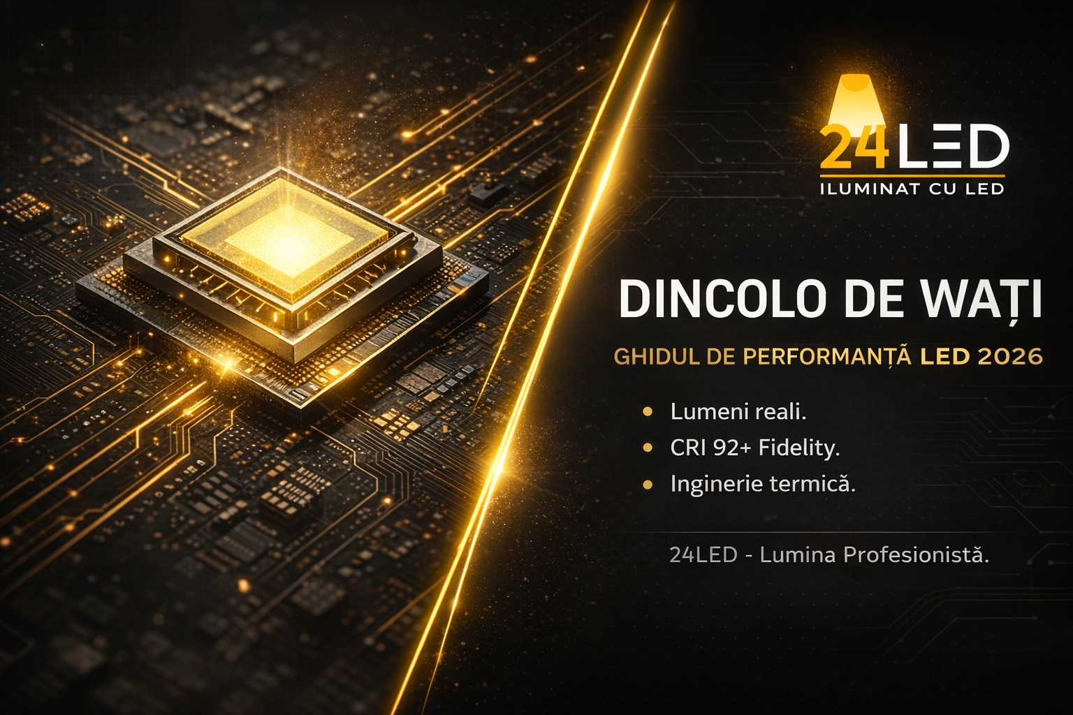 Dincolo de Wați: Ghidul de Performanță LED (Lumeni, CRI și Management Termic)