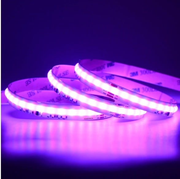 Banda LED Digitala 420LED COB • 24V • 14W • RGB 1903 IC • IP20 • 10mm [8]