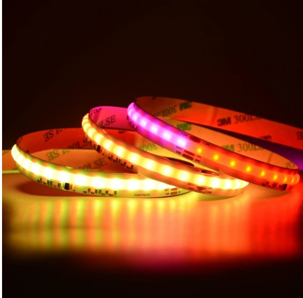 Banda LED Digitala 420LED COB • 24V • 14W • RGB 1903 IC • IP20 • 10mm [4]