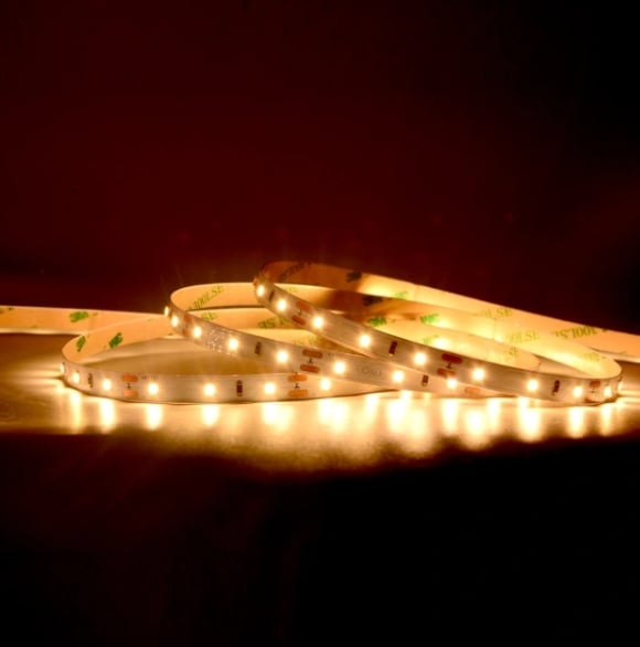 Banda LED • 60LED / m • 12V • 4.8W • 3000K • IP20 • 475lm • 8mm [2]