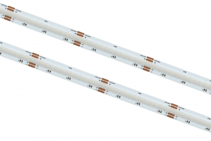 Banda LED COB 840LED/M • 24V • 15W • RGB • IP20 • 620lm • 10mm Interior [2]