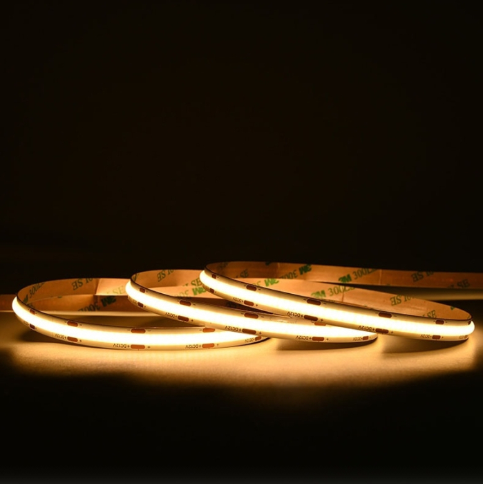 Banda LED COB 480LED/M • 24V • 10W • 2700K • IP20 • 1000lm • 8mm [2]