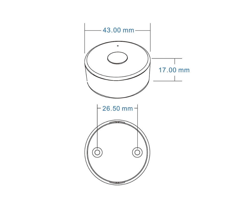 Buton de telecomanda LED - Mono - 1 zonă - R1-1(B) [2]