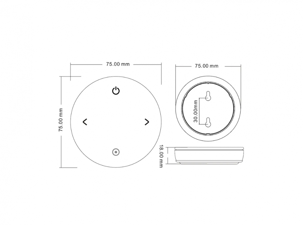 Buton LED telecomanda - CCT - 1 zonă - RK4-2 [3]