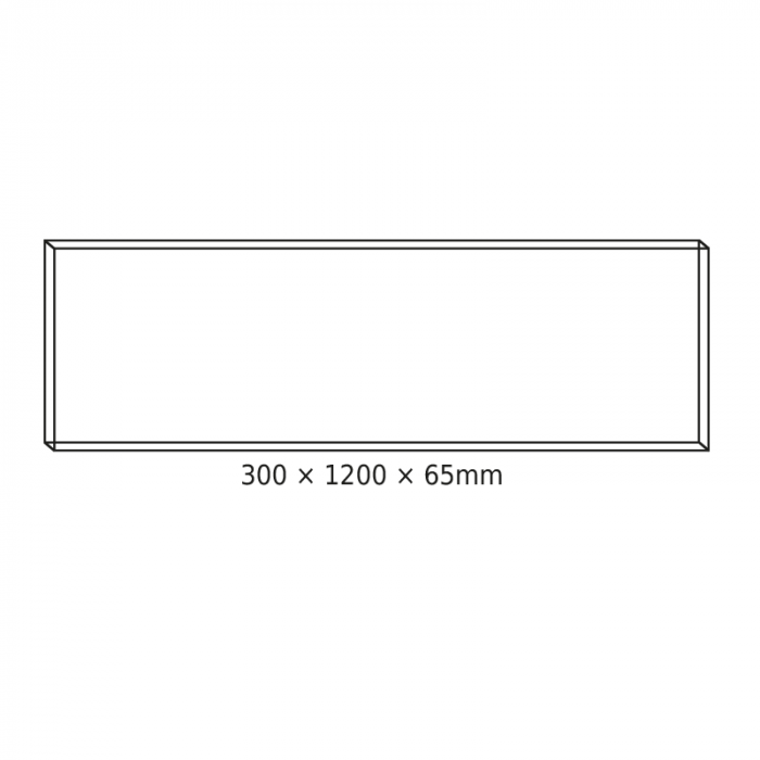 CADRU DE TAVAN 30x120x6.5cm PENTRU PANOURI LED OTIS*N, DEBA (CU ȘURUBURI) [2]