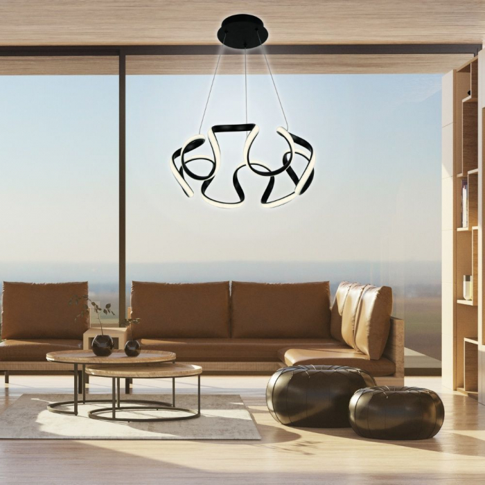 Candelabru LED MEANDRA-P LED ∙ 54W ∙ Negru ∙ Comutator CCT ∙ 3000-4000-6000K [3]