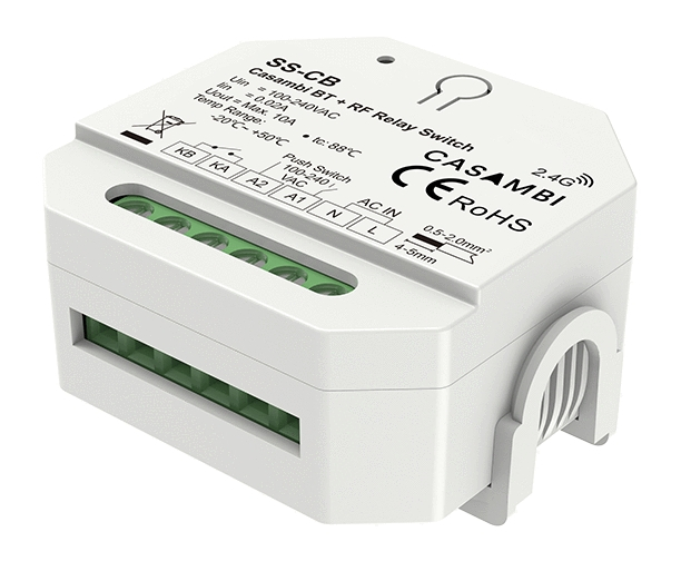 Casambi Bluetooth + RF2.4GHz + PUSH-DIM Relay Switch [3]