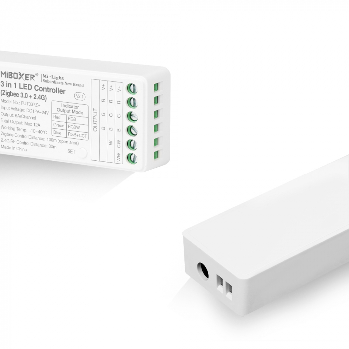 Controler 3in1 RGB/RGBW/RGBCCT 12V-24VDC 12A Zigbee 3.0 FUT037Z+ [2]