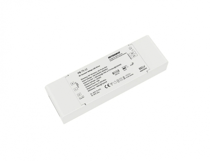 Controler cu alimentare cu tensiune LED - 24V 75W - 230V - PB-75-24 [1]
