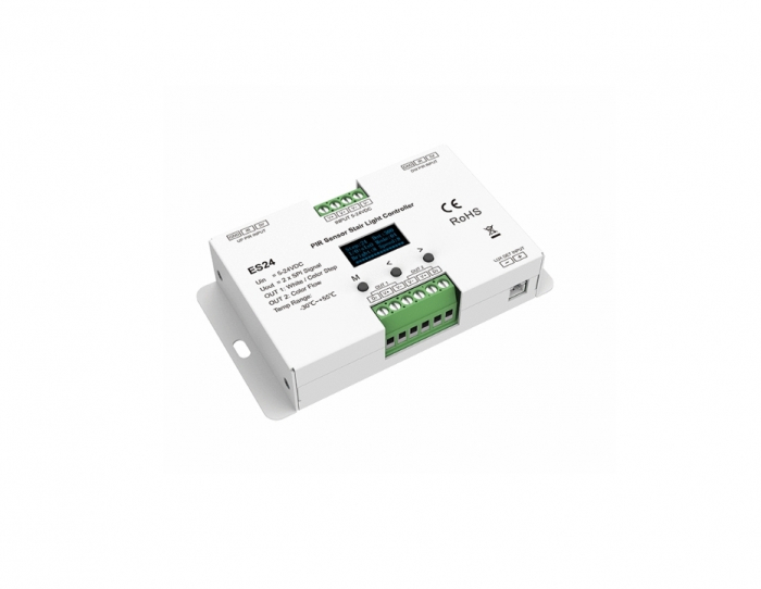 Controler de scări LED SPI ES24 cu doi senzori de mișcare – Set [1]