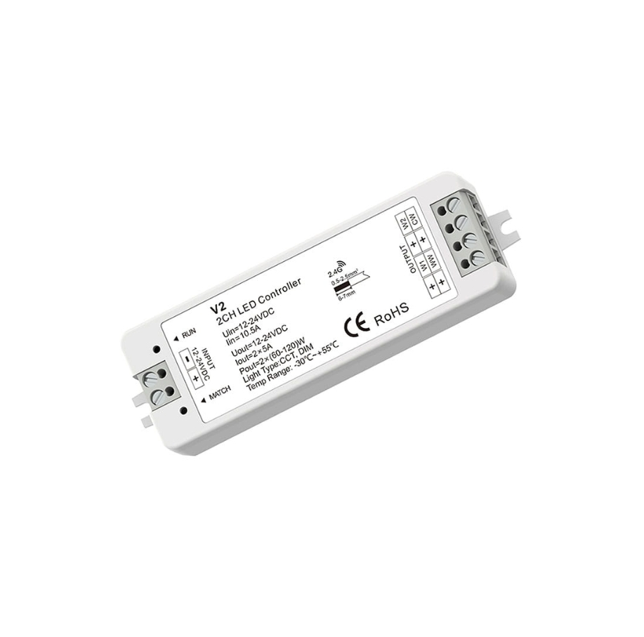 Controler LED - CCT - 12-24V DC 2x5A - V2 [1]
