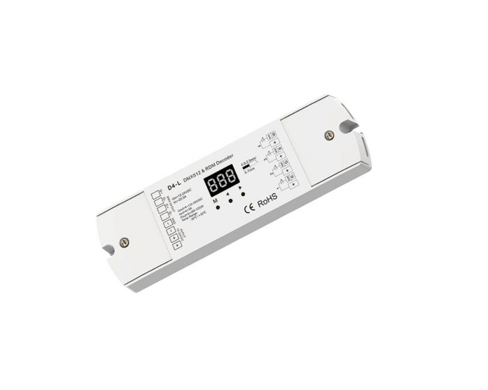 Controler LED DMX512 - 4 canale - 12-24V DC 4x5A - Decodor DMX - D4-L [1]