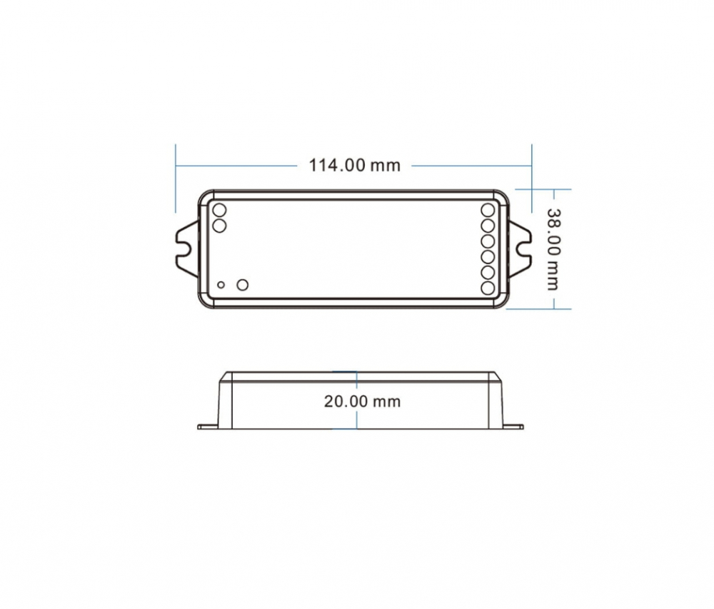 CONTROLER LED - Mono/ CCT/ RGB /RGB+W - 12-24V DC 4x4A - VP [2]
