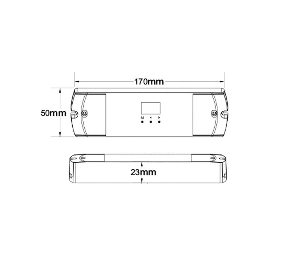 Controler LED pentru scări / coridor cu detectoare PIR (WiFi) - pentru benzi LED digitale - 15A 5-24V DC - 960 pixel - ES-D(WT) [2]