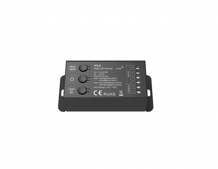 Controler LED - RGB - 12-24V DC 3x6A - V3-C [2]