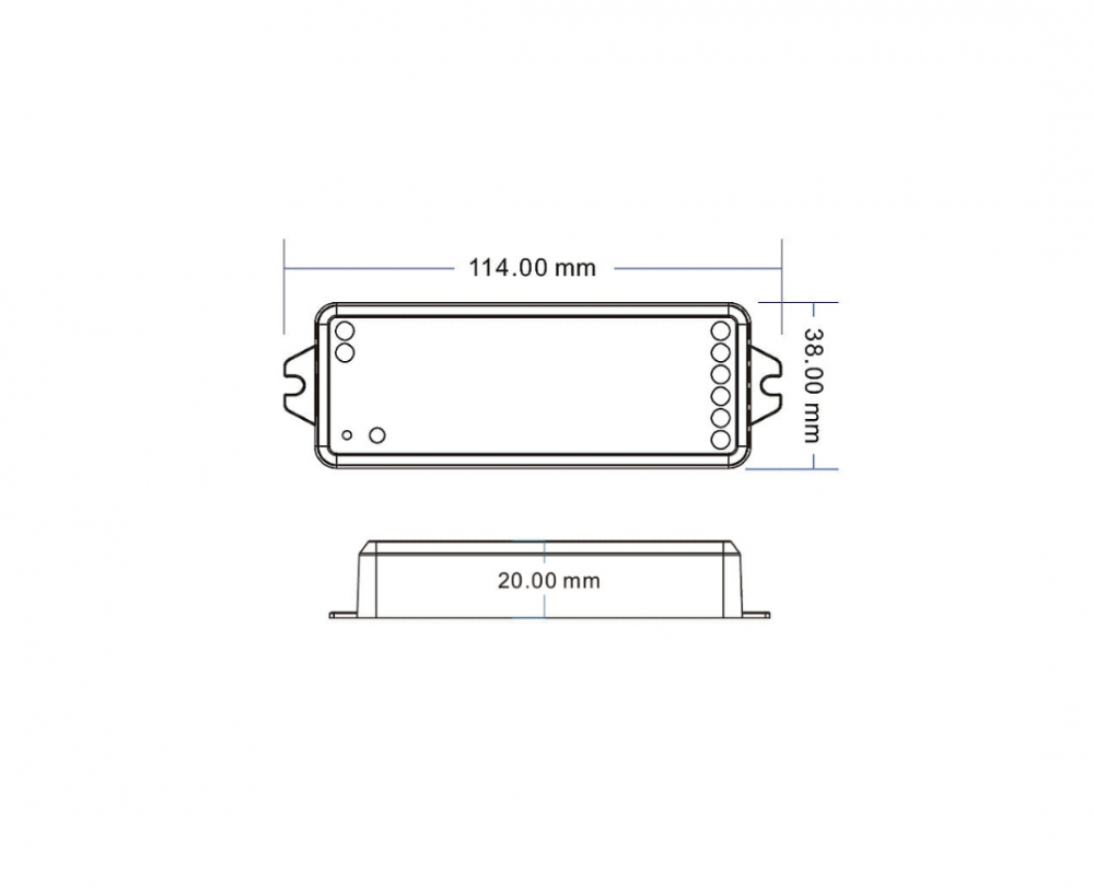 Controler LED - RGB+CCT - 12-24V DC 5x3A - V5-M [2]