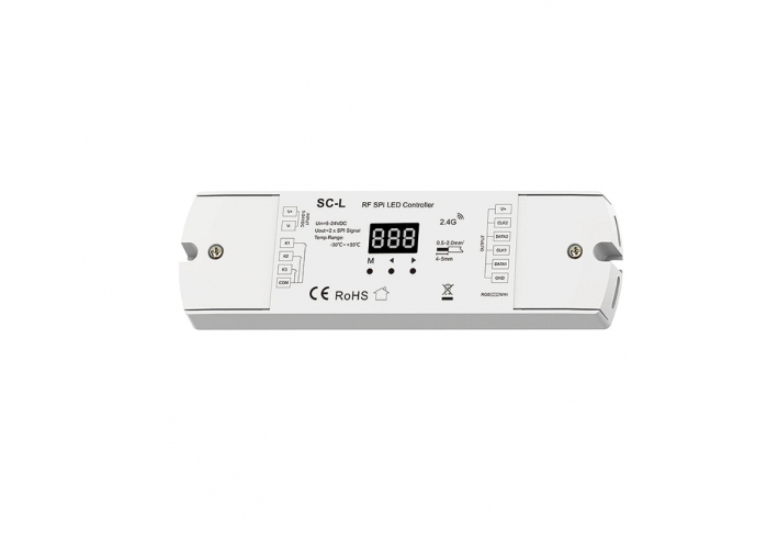 Controler LED SPI - pentru benzi LED digitale - 8A 5-24V DC - 900 pixeli - SC-L [2]