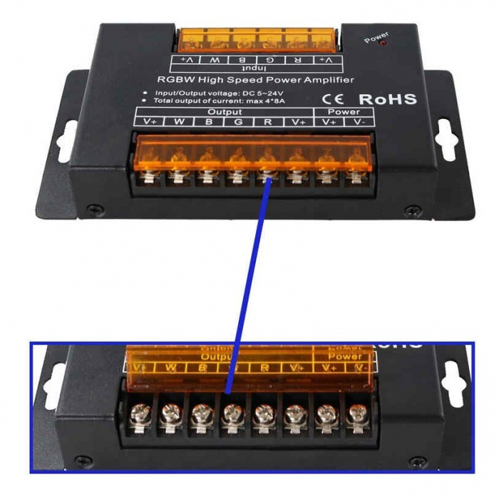 Amplificator RGBW 32A 12-24V DC [2]