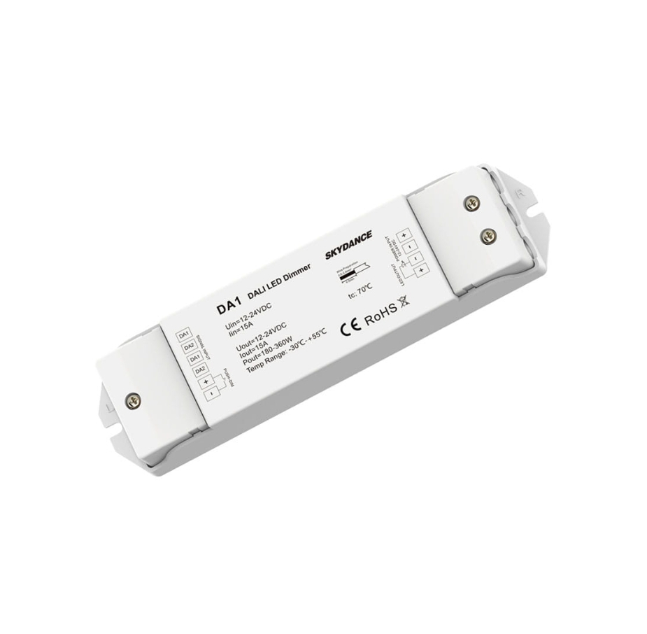 Controller LED DALI - Mono - 12-24 DC 15A - DA1 [1]