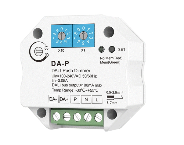 Convertor de semnal de control DALI (Push AC) - Control sonerie - Mono - 230VAC - DA-P [1]