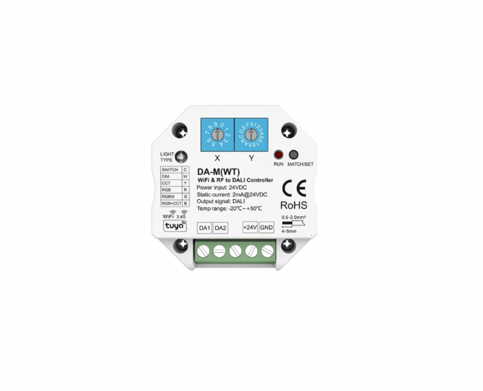 Convertor de semnal de control DALI (WiFi) - Control WiFi - 6in1 - DALI Bus/24V - DA-M(WT) [1]