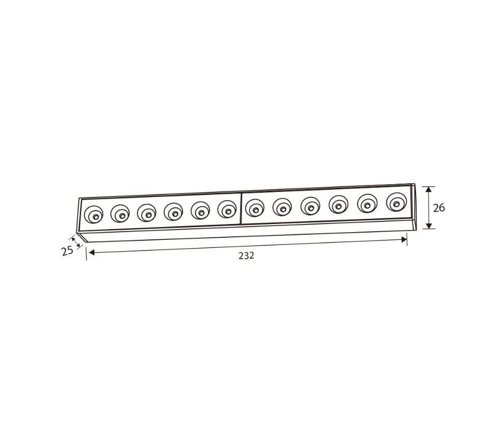 Corp de iluminat magnetic LED DIVISION LED ∙ 12W ∙ Negru ∙ 4000K [2]