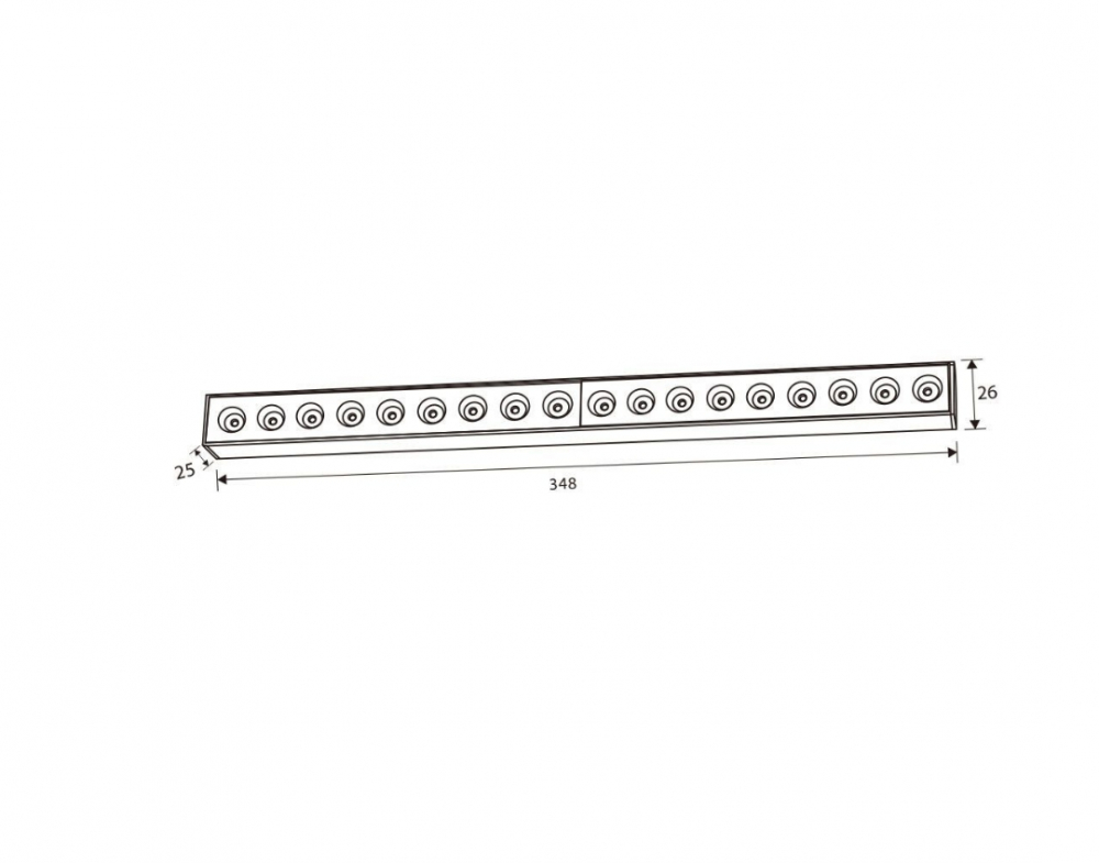 Corp de iluminat magnetic LED DIVISION LED ∙ 18W ∙ Negru ∙ 3000K [2]