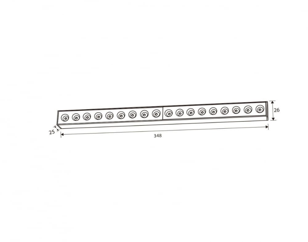 Corp de iluminat magnetic LED DIVISION LED ∙ 18W ∙ Negru ∙ 4000K [2]