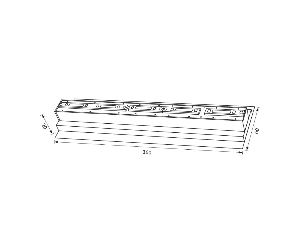 Corp de iluminat magnetic LED PARETE LED ∙ 15W ∙ Negru ∙ 3000K [4]