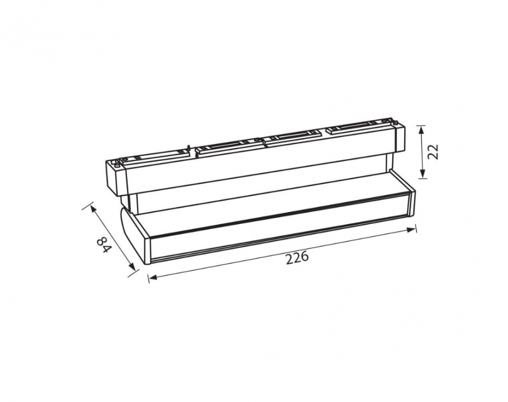Corp de iluminat magnetic LED ULTIMO LED ∙ 12W ∙ Negru ∙ 3000K [5]