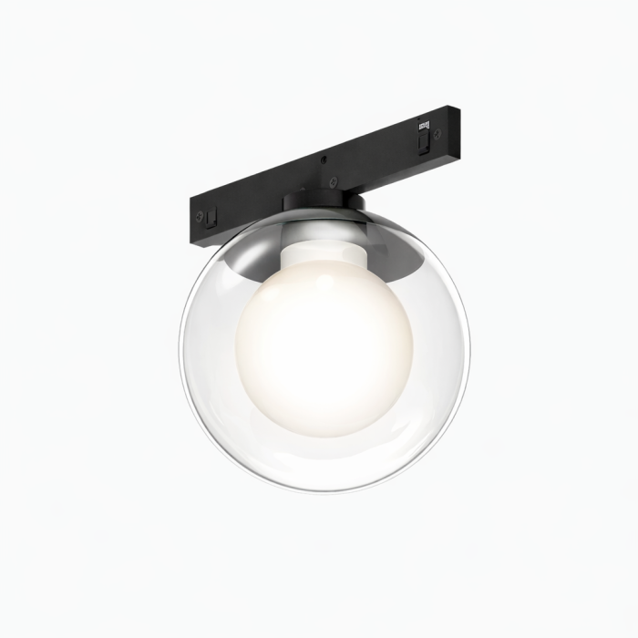 Corp de iluminat magnetic negru 24V DC 6W 4000K 478LM 150° RA90  Φ80MM [2]