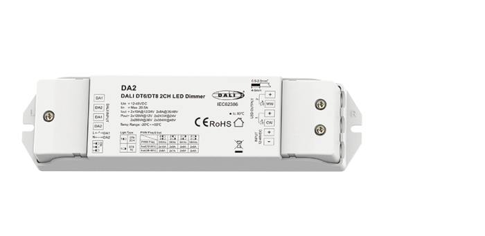 CV DALI Dimmer 2CH*10A 12-48VDC DA2（DT6/DT8） [2]