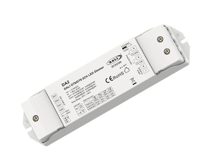 CV DALI Dimmer 2CH*10A 12-48VDC DA2（DT6/DT8） [1]