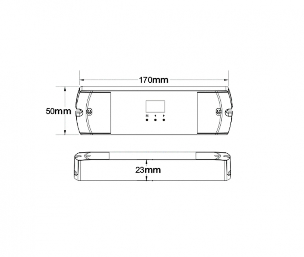 Driver LED pentru scări/coridor cu detectoare PIR - pentru benzi LED digitale - 15A 5-24V DC - 960 pixel - ES-D [3]