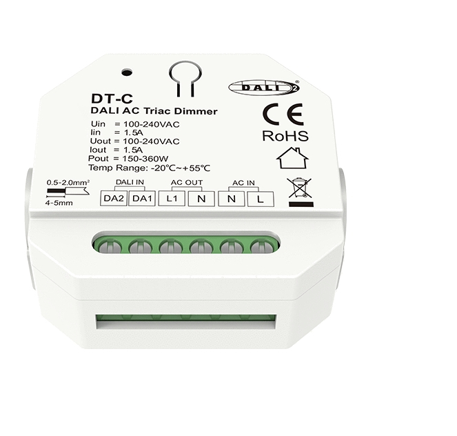 Driver LED Triac (DALI) - Dimmer pentru becuri 230VAC 200W - Sina DIN - DT-C [3]