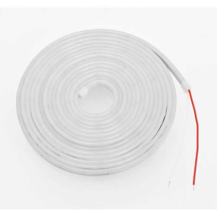 Furtun Neon 12V 6x12mm SMD 2835 IP67 Alb Rece [3]