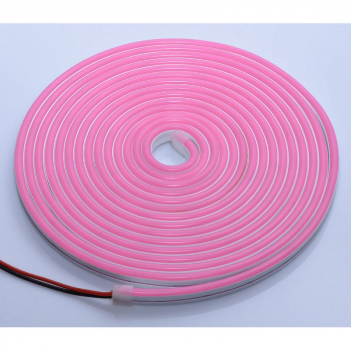 Furtun Neon 12V 6x12mm SMD 2835 IP67 Roz [3]