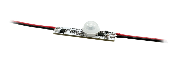 Întrerupător micro LED pentru profile din aluminiu - 12-24V DC 3A - cu senzor PIR - E1-R [2]