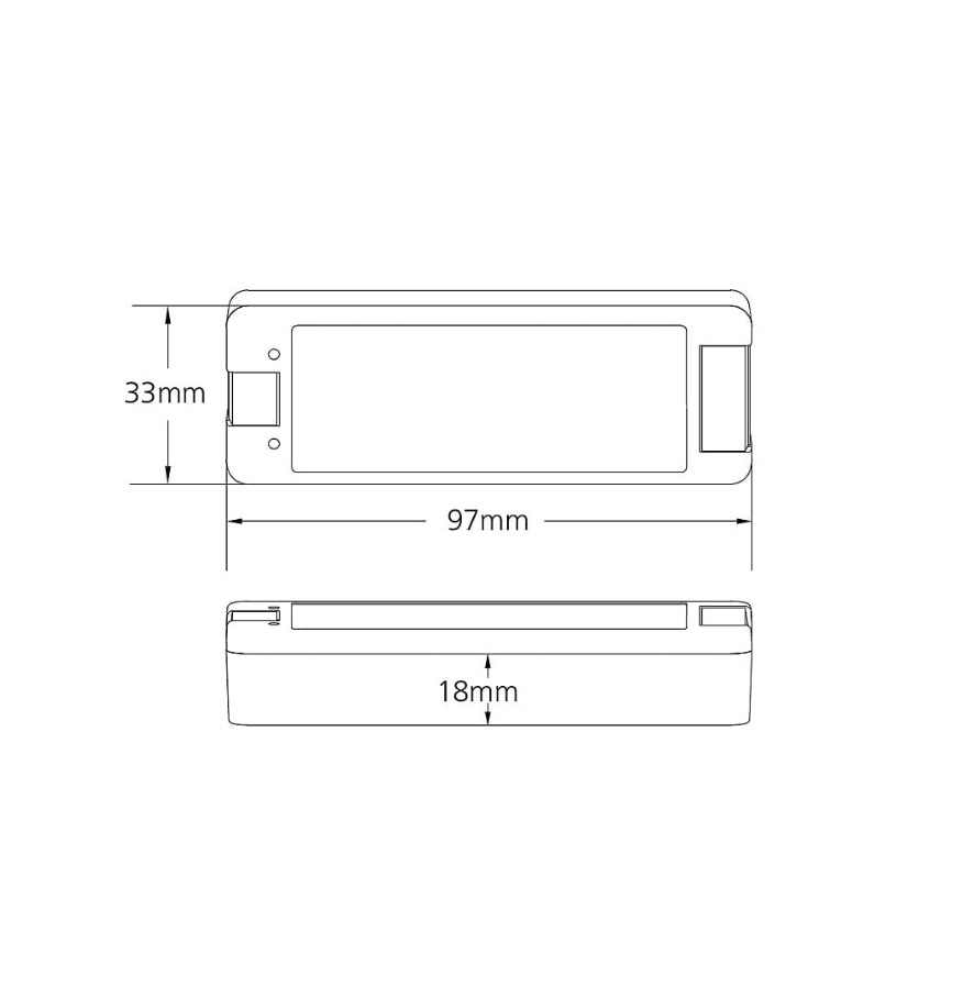 Kit telecomanda alb pentru benzi LED MONO 12-24V 2,4GHz [3]