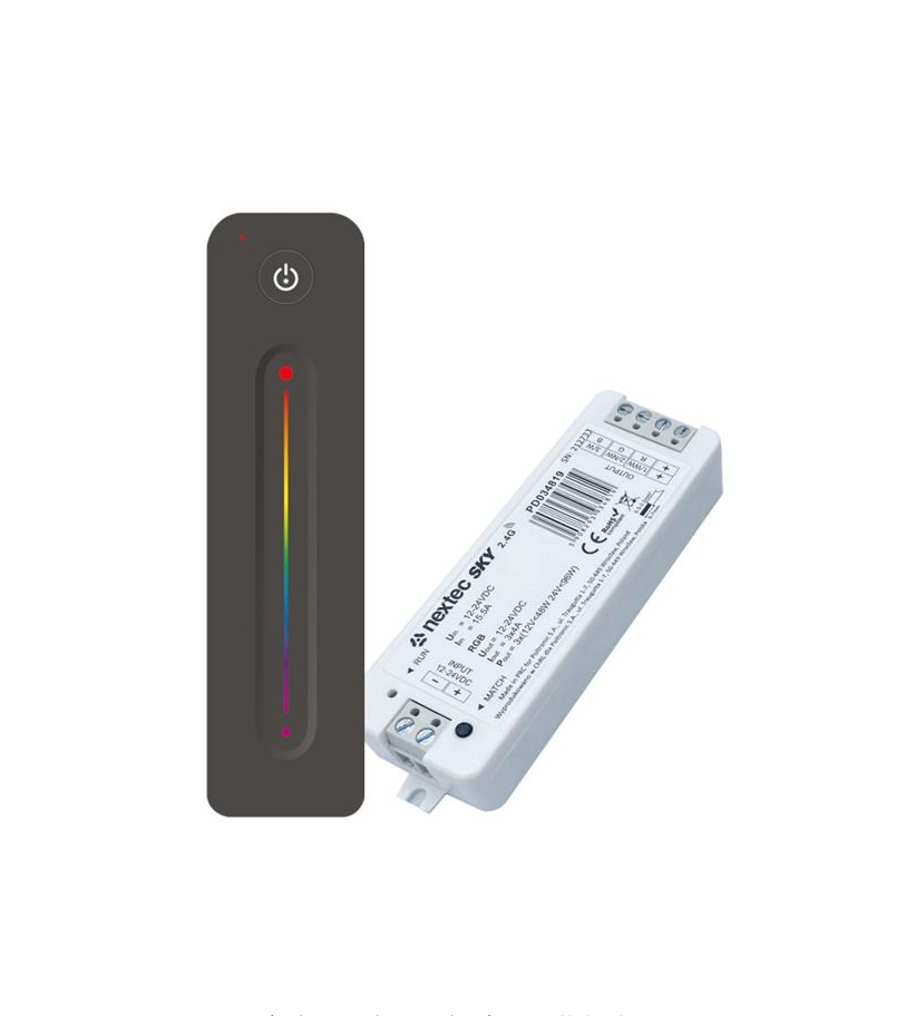 Kit telecomanda pentru benzi LED RGB 12-24V 2,4GHz [1]