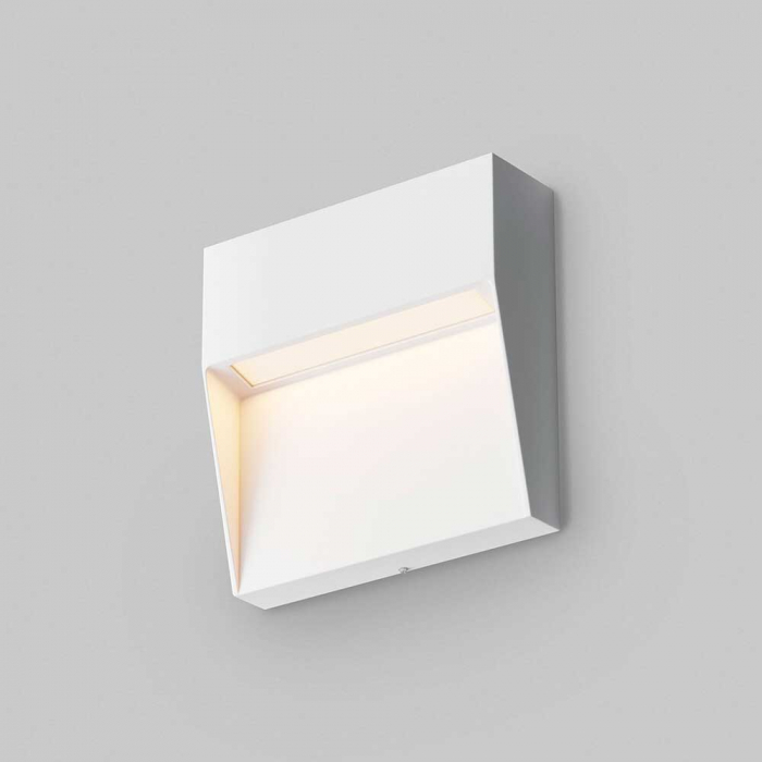 Lampa de fatada Maytoni alba patrata in aer liber O047SL-L3W3K Mane LED 3W 3000K IP54 [4]