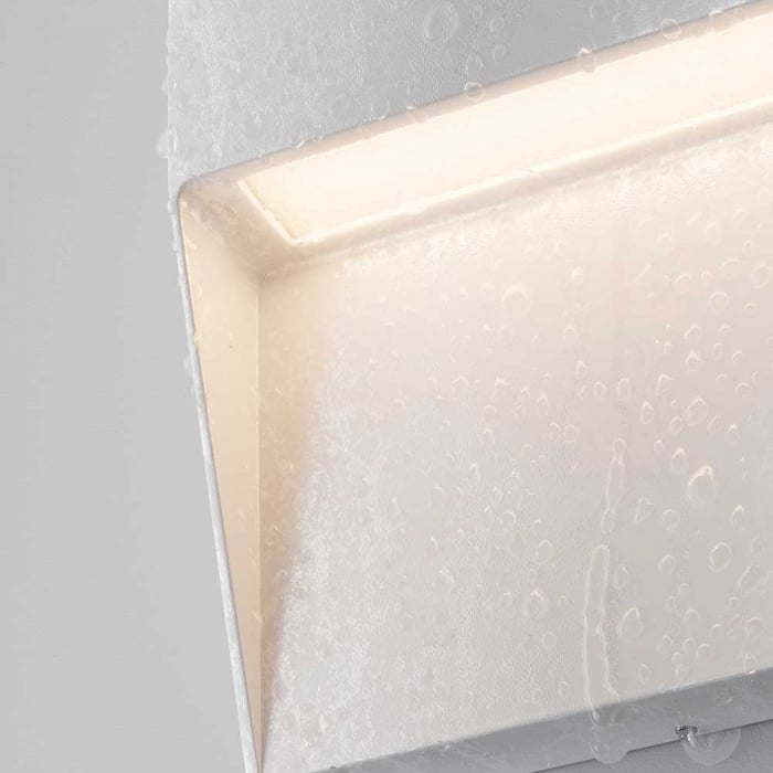 Lampa de fatada Maytoni alba patrata in aer liber O047SL-L3W3K Mane LED 3W 3000K IP54 [2]