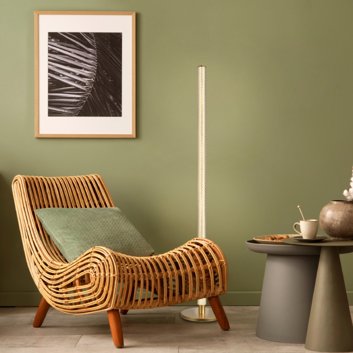 Lampă De Podea Gold Aluminium Led Smd 36w Dimmable 2700k 2160lm Ip20 220x220x1485mm [2]